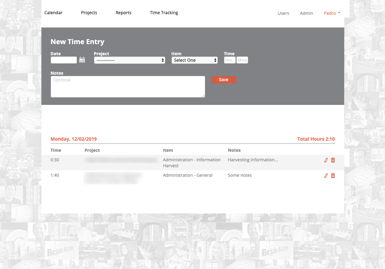 Polly - Time Tracking